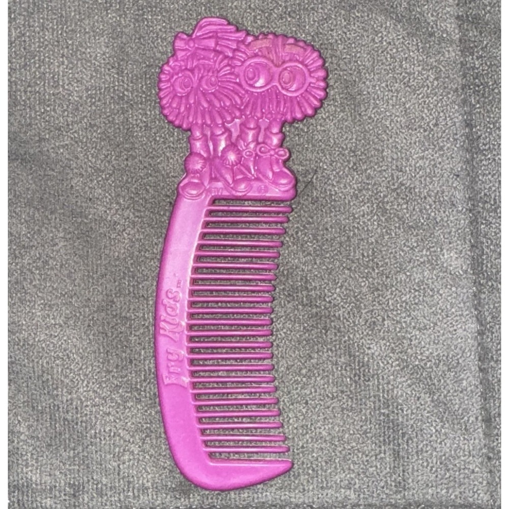 Vintage McDonald's Fry Kids Happy Meal Hair Comb Pink/Purple 5"